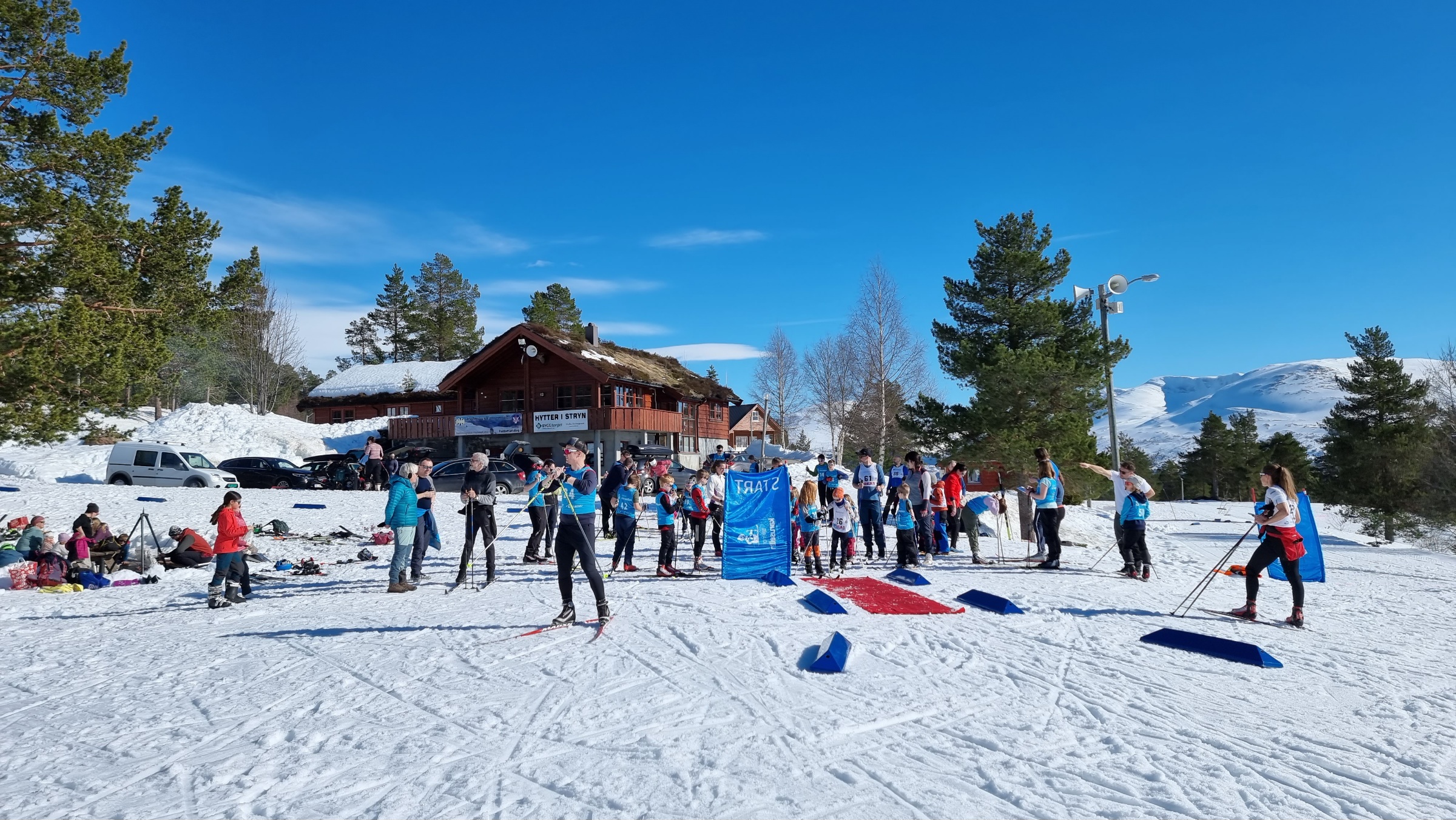 Skirenn ved Nordfjord Fritidssenter i regi av langrennsgruppa